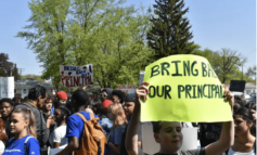 Students in Dearborn Heights hold walkout protesting Annapolis High School principal's suspension