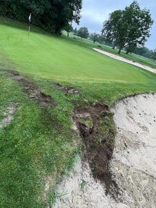 Warren Valley Golf Course damage