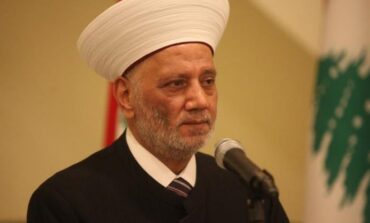 Lebanon's grand mufti joins call for international investigation into blast, early parliamentary elections
