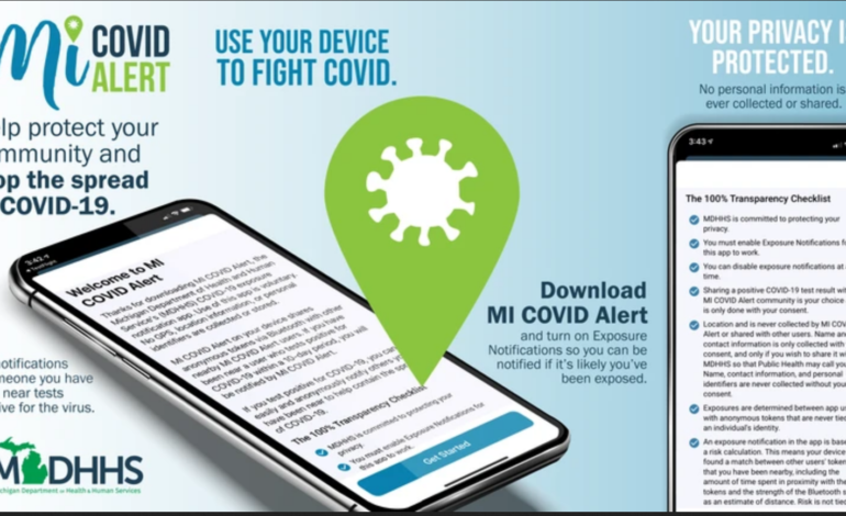 MI COVID Alert app hits nearly half a million downloads in its first month