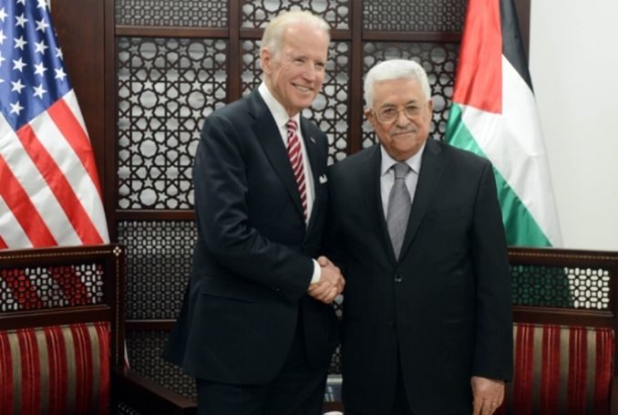 President-elect Joe Biden with Palestinian Authority President Mahmoud Abbas. (Photo: File)