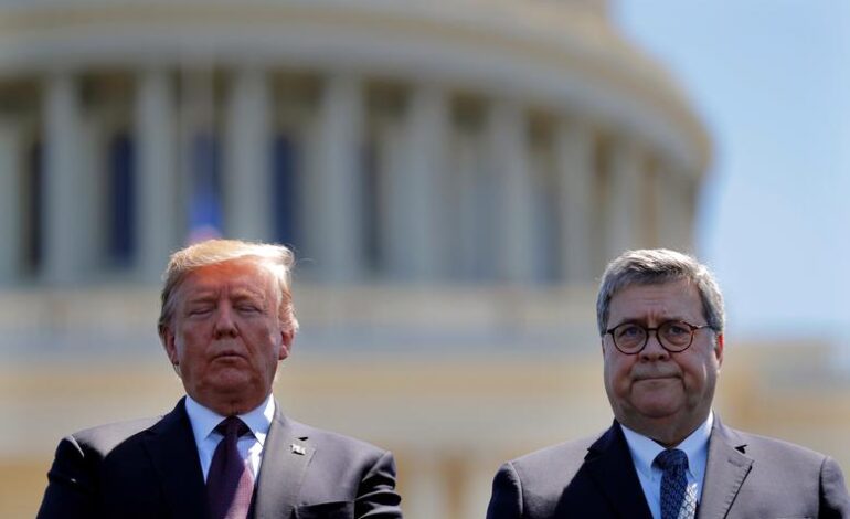 Trump attacks his ally AG Barr over unwillingness to declare voter fraud