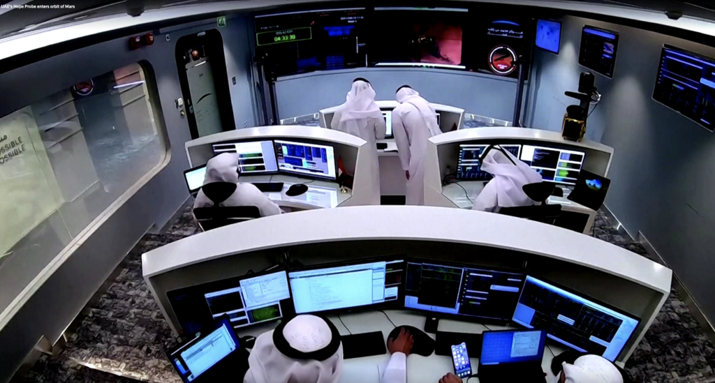 Uae S Hope Probe Enters Orbit In First Arab Mars Mission