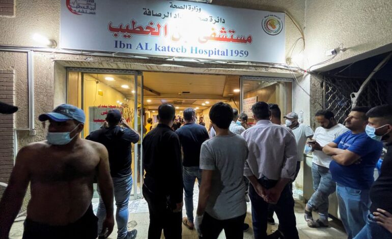 82 dead, more than 100 injured in Baghdad hospital fire