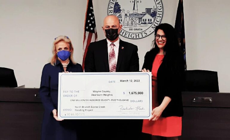 Dearborn Heights receives $1.6 million in federal funds to mitigate flooding