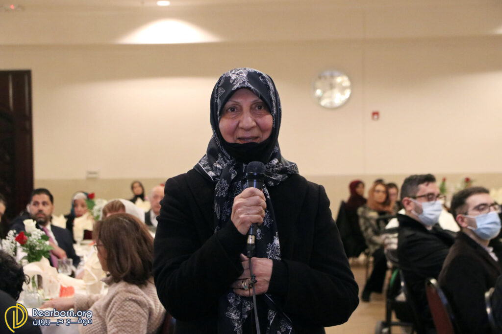 ISF President Rabab Al-Sadr speaks at the foundation's 22nd Annual event at Islamic Center of America in Dearborn, Saturday, March 12. Photo courtesy: Ismail Darwich Jomaa