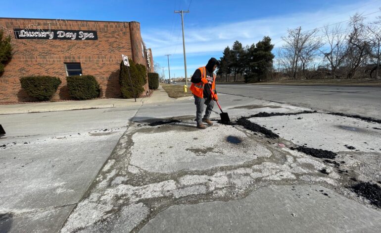 Bent wheels and damaged suspensions: Drivers continue to suffer through a rough pothole season