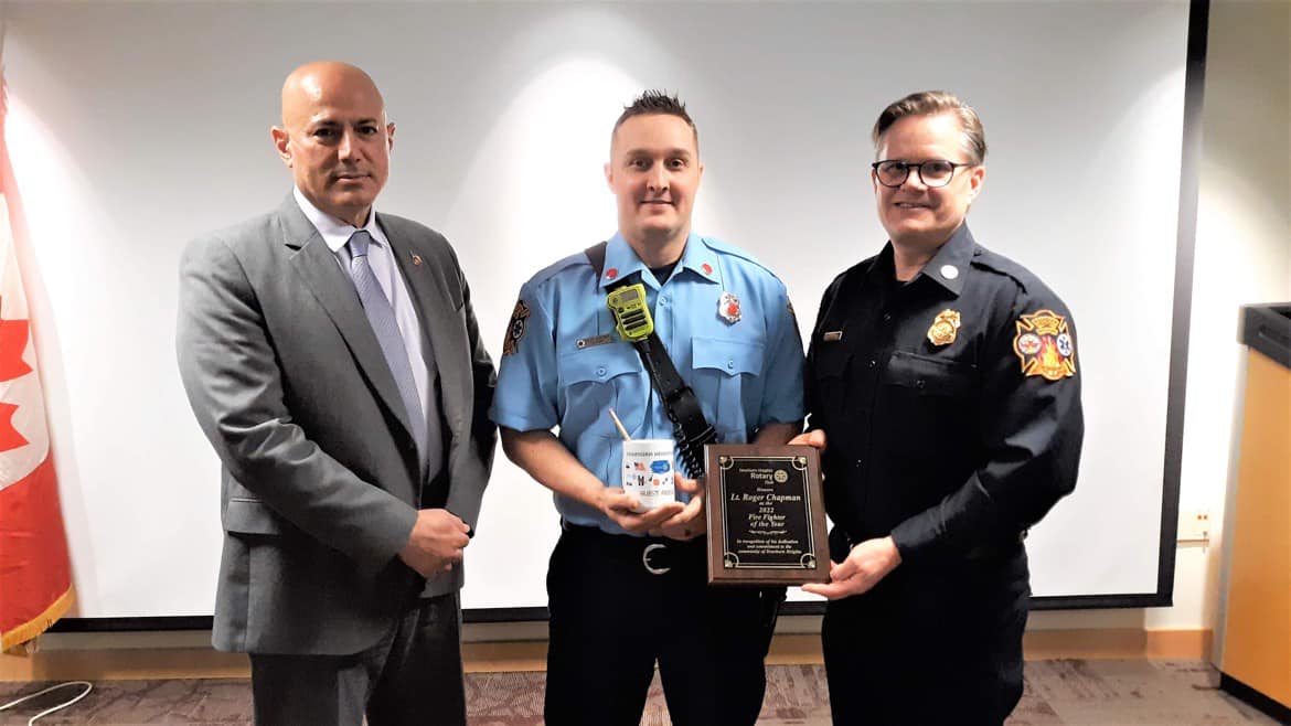 Roger Chapman named Dearborn Heights Firefighter of the Year