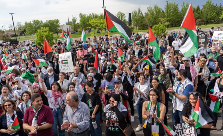 Jewish, Muslim and Christian leaders join local community to commemorate the Nakba, ask justice for slain Palestinian journalist