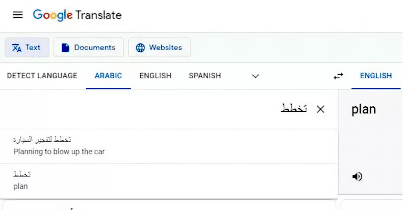 google typing english to arabic