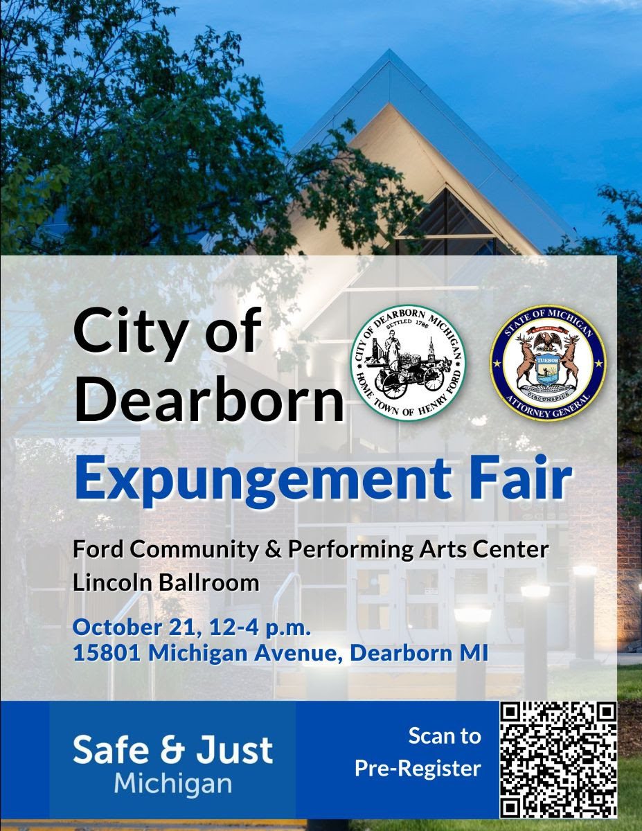Flyer for expungement fair