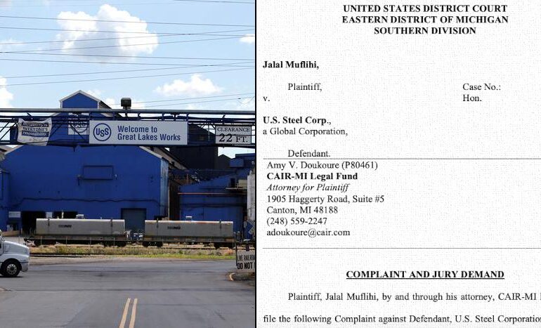 Arab American sues U.S. Steel over discrimination, termination at Ecorse plant