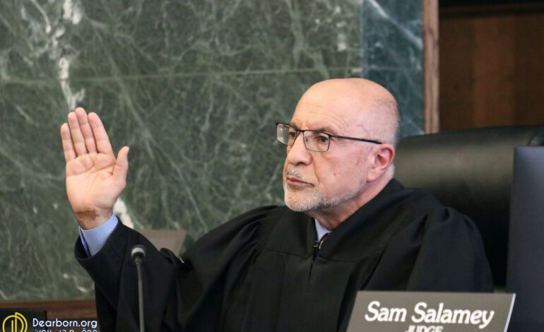 For a second time, Judge Sam Salamey appointed chief judge of the 19th District Court
