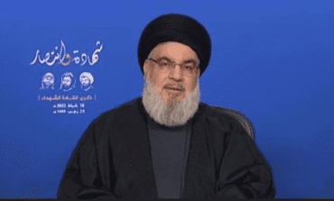 Nasrallah warns U.S.: If you push Lebanon into chaos, we will retaliate against your “protégé” Israel
