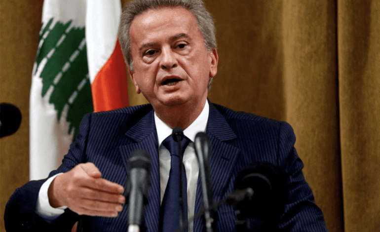 Lebanon’s central bank chief says he will not renew his term