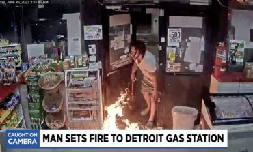 Two Detroit men charged in separate gas stations attacks, including setting clerk on fire