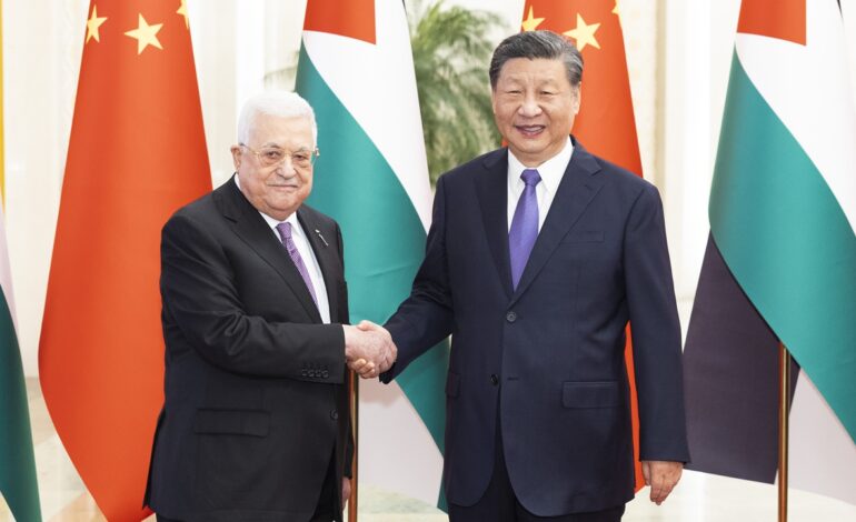 Palestinians welcome China’s new Middle East role, but it is not mediation they need
