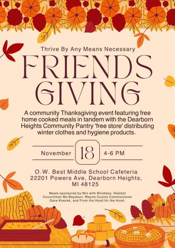 Thrive by any Means Necessary hosting second annual Friendsgiving