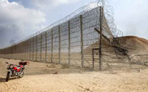 The Israel-Gaza border fence