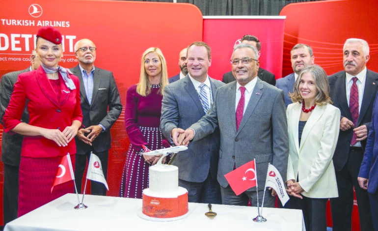 Turkish Airlines will connect Midwest to Istanbul through Detroit flights, marking its 13th gateway in the U.S.