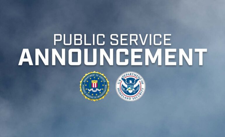 FBI and DHS release threats of violence public service announcement