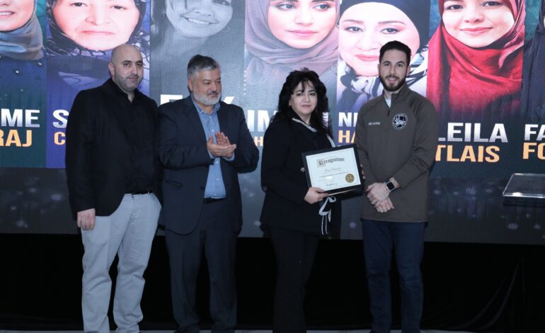 Large crowd attended bintjbeil.org's second annual iftar dinner in Dearborn, honoring 10 women for their distinguished contributions