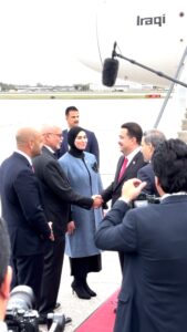 Wayne County Executive Warren Evans and his deputy Assad Turfe joined the Iraqi Counsel General in Detroit and other community leaders in welcoming Iraqi Prime Minister at the Metro Detroit Airport on Thursday, April 18. – Photo by The Arab American News