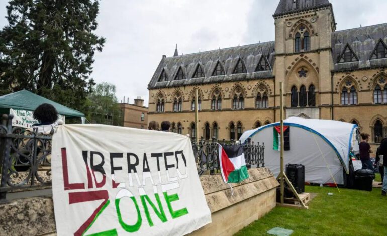 More than 500 Oxford faculty and staff endorse Gaza solidarity encampment