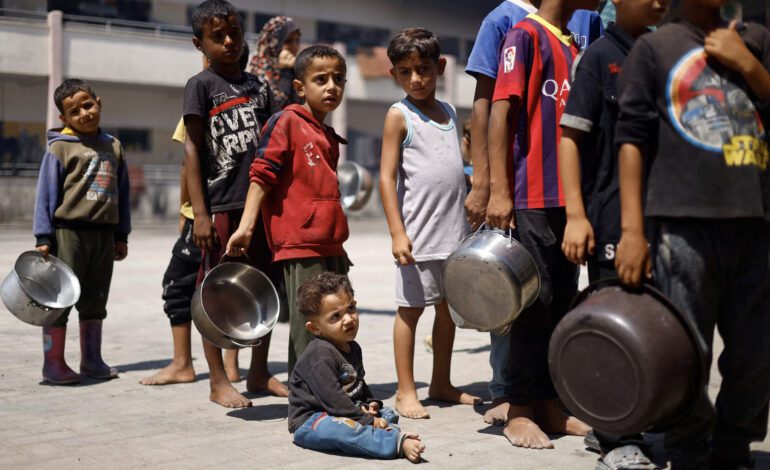Gazans struggle to feed their children under Israeli continuous bombardments