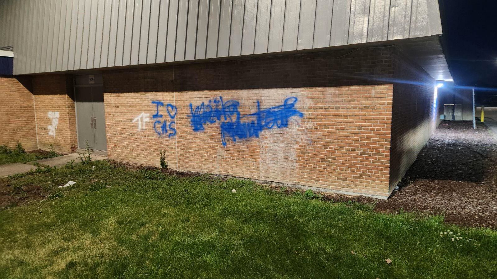 Crestwood High School vandalized in senior prank on May 24, 2024 Photo Courtesy of Crestwood School District