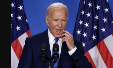 Biden flubbed names, insists he is staying in the race, mixes Harris with Trump
