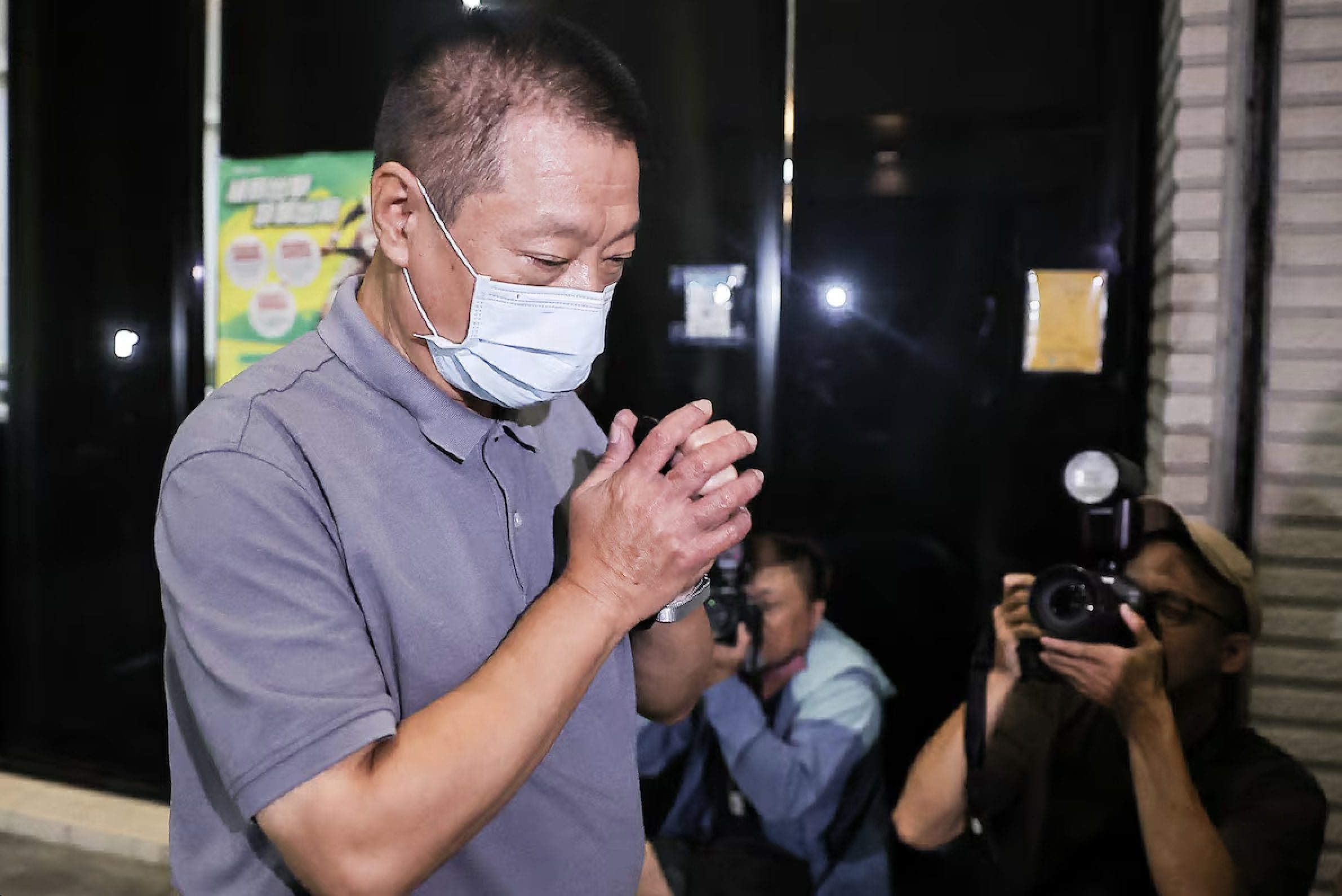 Hsu Ching-kuang, founder and president of Gold Apollo, arrives at Taiwan Shilin District Prosecutors Office in Taipei, Taiwan September 19, 2024. REUTERS