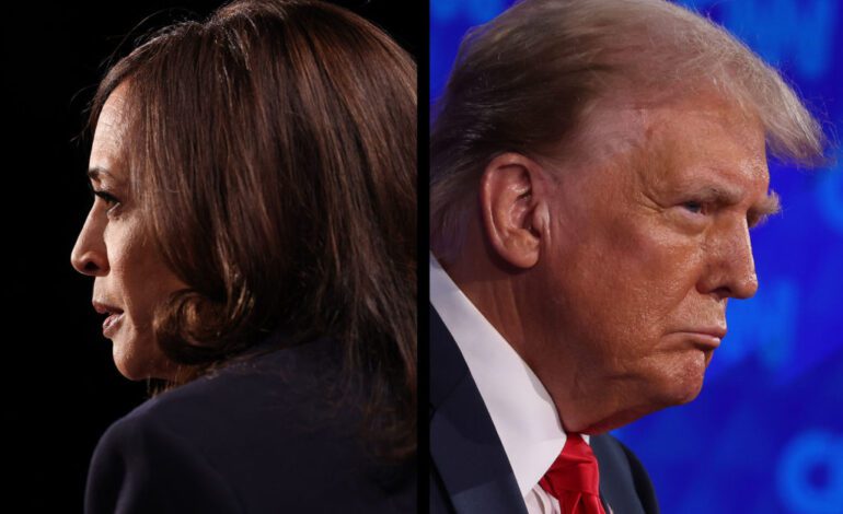 Polls show Harris and Trump tied nationally, tight race in swing states