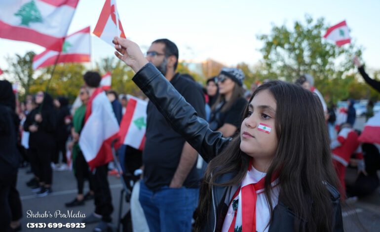 Dearborn rally condemns Israeli aggression on Lebanon: Harris won’t get our votes, and Nasrallah remains in the hearts of millions of his admirers