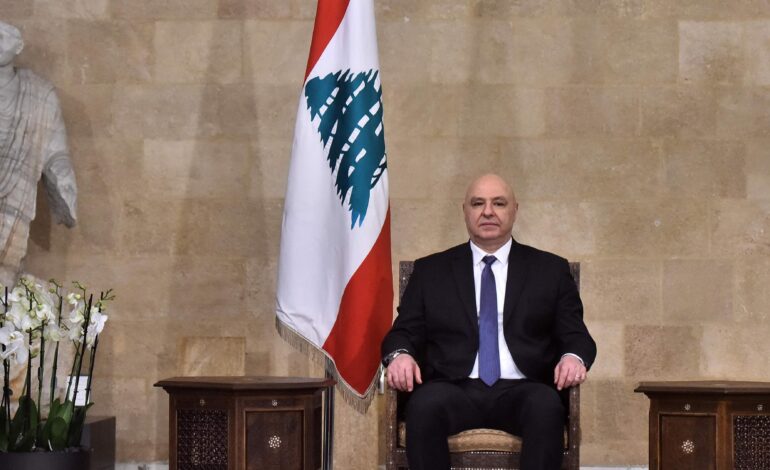 Who is Joseph Aoun, the Lebanese army commander elected the 14th president of Lebanon?