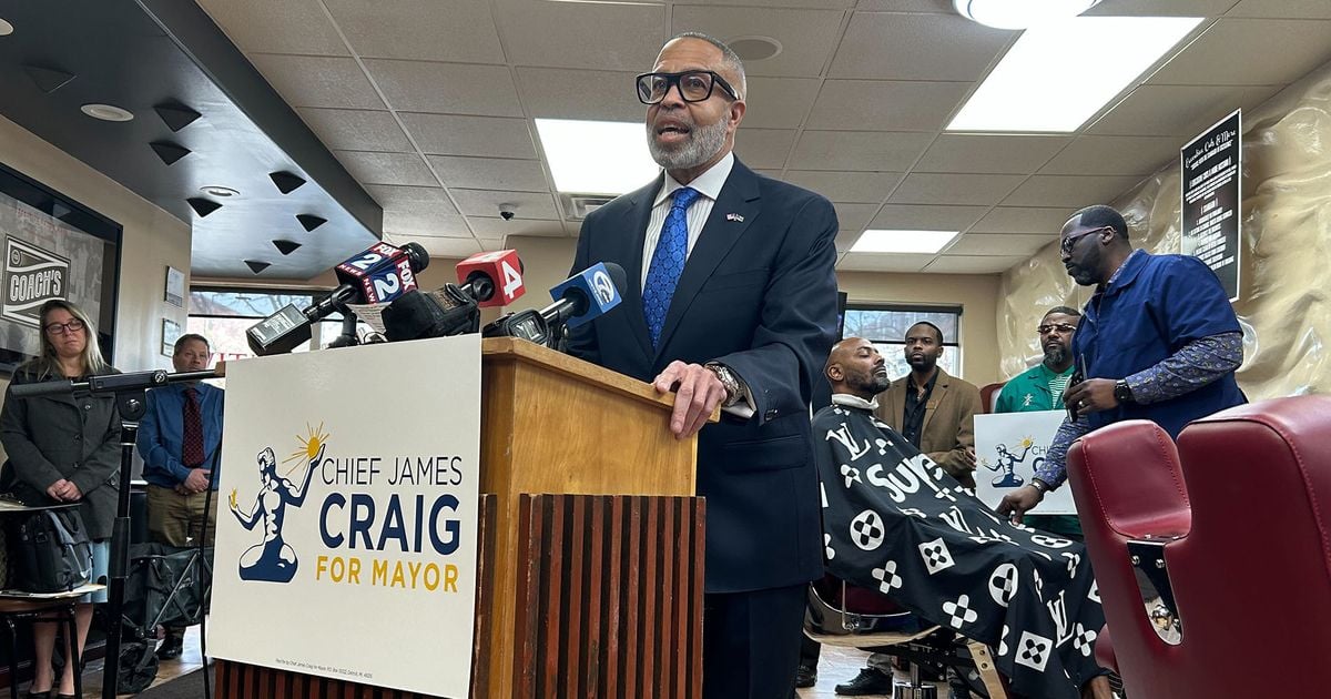 Former Detroit Police Chief James Craig announces run for mayor