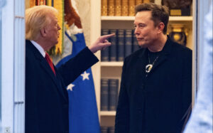 Musk has launched a war of words with Donald Trump. – Videograb