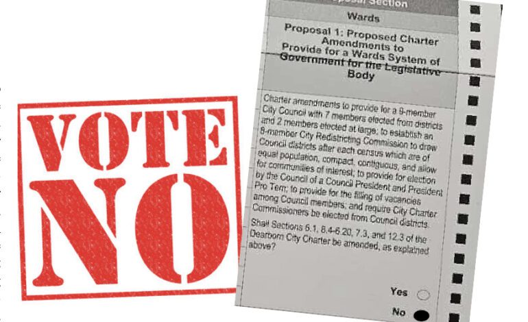 Arab American Political Action Committee (AAPAC) urges “No” vote on Dearborn Ward proposal