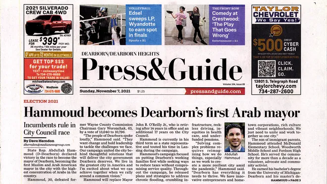 Dearborn bids farewell to the Press & Guide newspaper, final issue will be published on October 26
