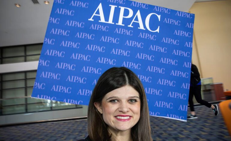 Protest outside U.S. Rep. Haley Stevens’ office in Farmington Hills over millions received from AIPAC