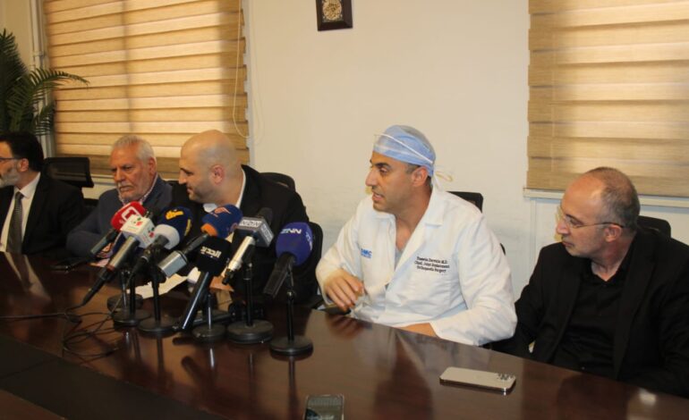 Michigan Medical delegation brings relief to dozens of Lebanese patients with joint replacement surgeries