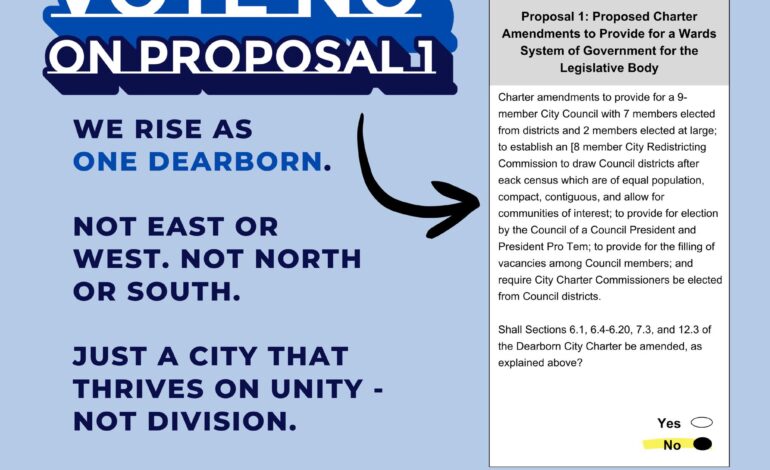 Dearborn does not want or need wards!