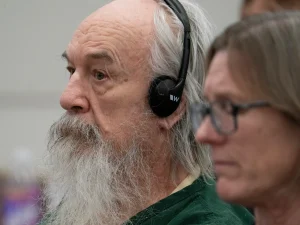 Convicted man Gary Lansky during the hearing