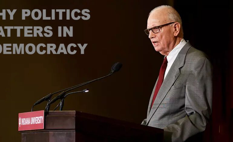 Dismissing politics as “dirty” is wrong and self-defeating