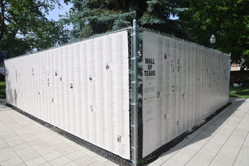“Wall of Tears” memorial honoring Gaza’s children opens in Dearborn